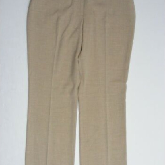 NWT Womens 8 Worthington “Perfect Trousers” Grey/Cream Dress Pants - Picture 3 of 6